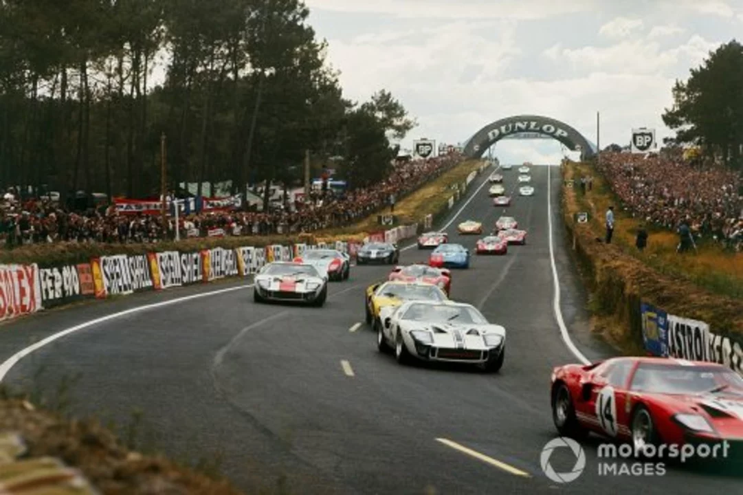 Why do cars at LeMans slow down before the finish?